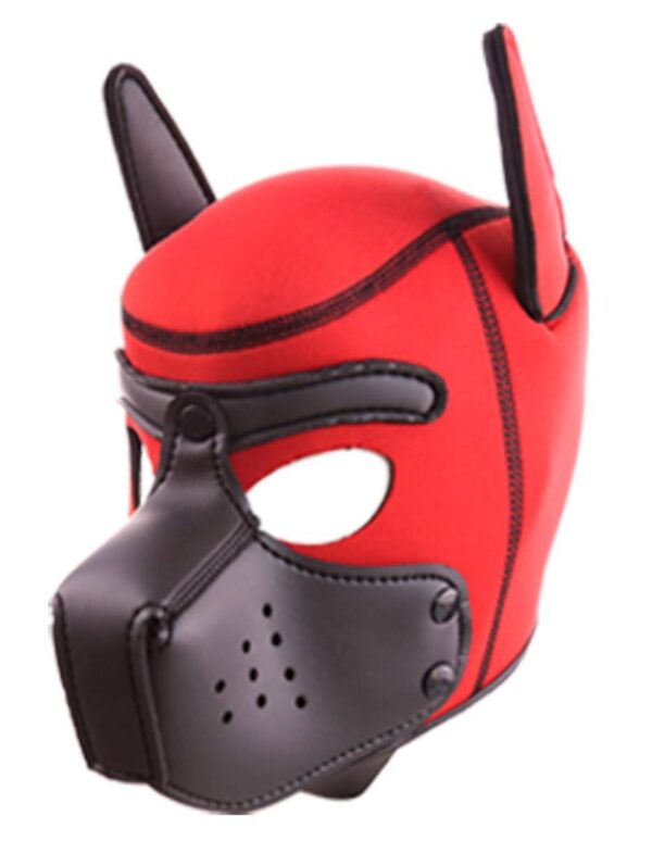 Cagoule PUPPY Néoprène Rouge-Noir – Image 2