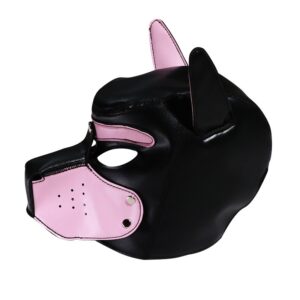 Cagoule Puppy Smart Noir-Rose