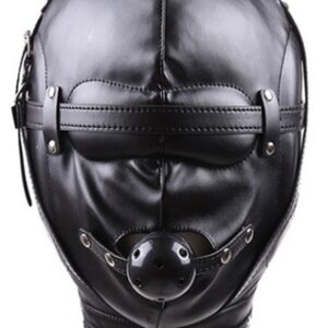 Cagoule Sensory Privation Simili Noire