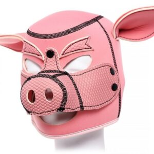 Cagoule Tête de cochon Pig Hood Rose