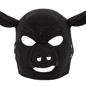 Cagoule Tête de Cochon Pig Noire