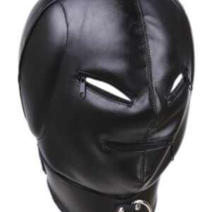 Cagoule Thicker Ear Simili noir