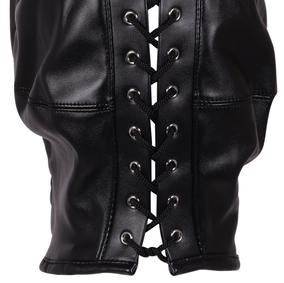 Cagoule Zip-Up Bondage Noire – Image 6