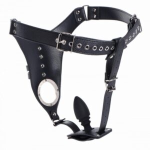 Ceinture de chasteté avec plug Strict Male 8.5 x 3.3cm