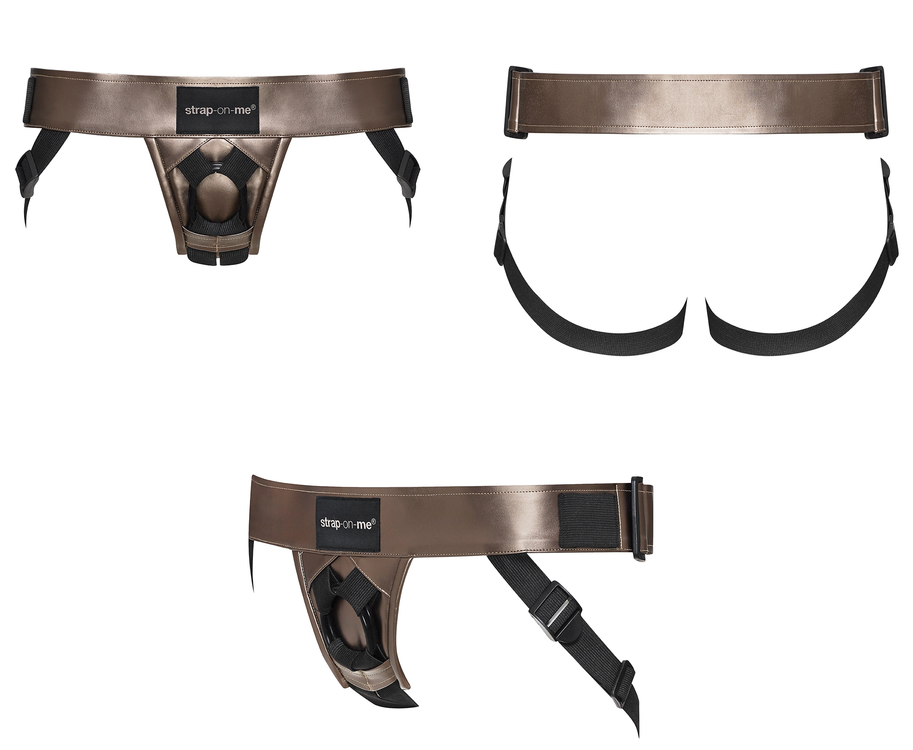 Ceinture Harnais pour Gode Strap-On-Me Bronze – Image 4