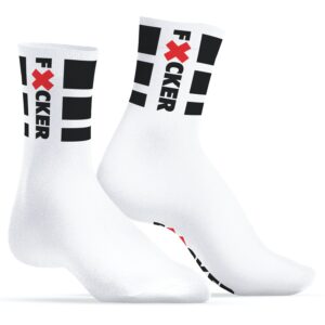 Chaussettes blanches Fucker SneakXX