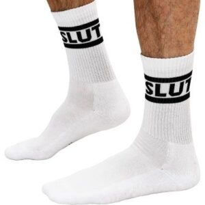 Chaussettes blanches Slut Crew Socks