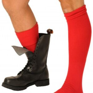 Chaussettes Boot Rouges