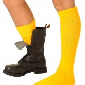 Chaussettes Boots Jaunes