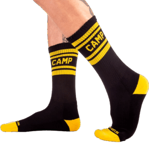 Chaussettes Camp Socks Noir-Jaune