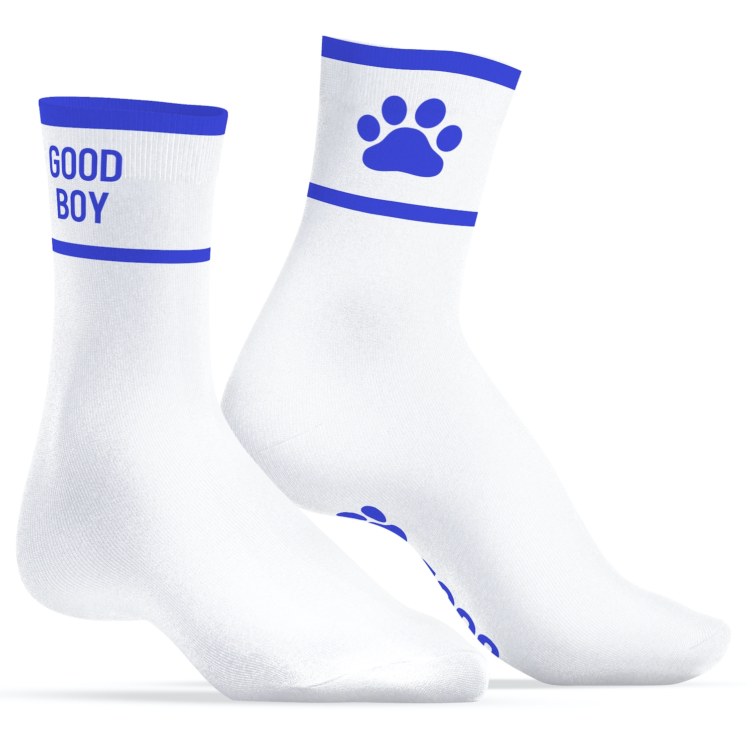 Chaussettes Good Boy Blanc-Bleu
