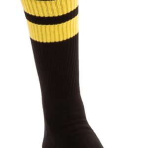 Chaussettes GYM SOCKS Noir-Jaune