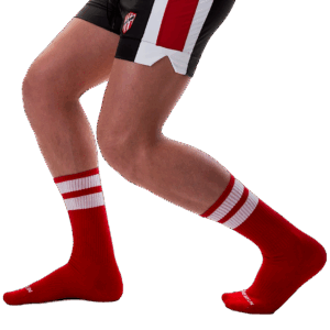 Chaussettes Gym Socks Rouge-Blanc