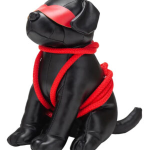 Chien en Simili Rover 24cm Noir