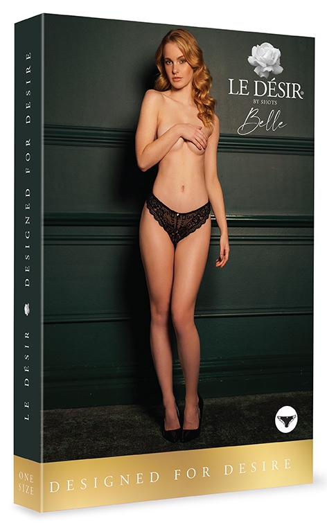 Culotte Dentelle CLAIRE Noire – Image 3