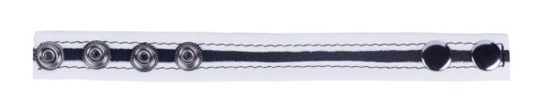 Cockring en cuir Tippy Blanc – Image 3