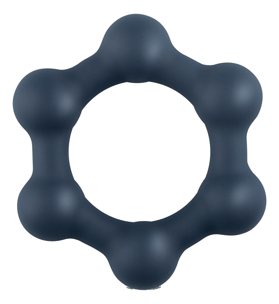 Cockring Hexagone avec boules