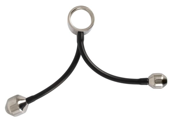 Cockring + Plugs lestés en métal Heavy Ring 840gr – Image 3