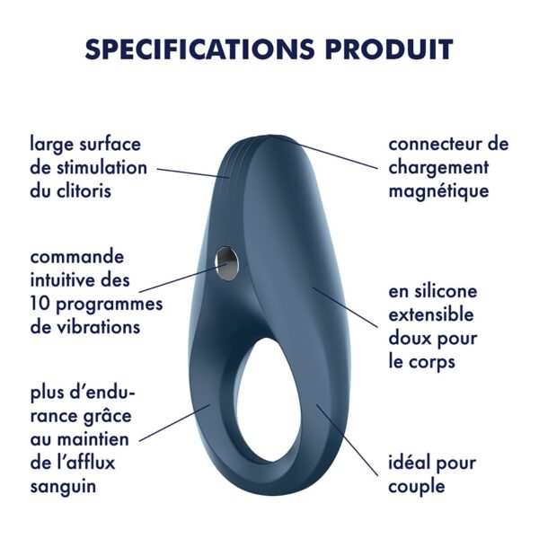 Cockring Vibrant Satisfyer Men 2.5cm – Image 3