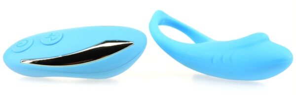 Cockring vibrant Shark 29mm Bleu – Image 4