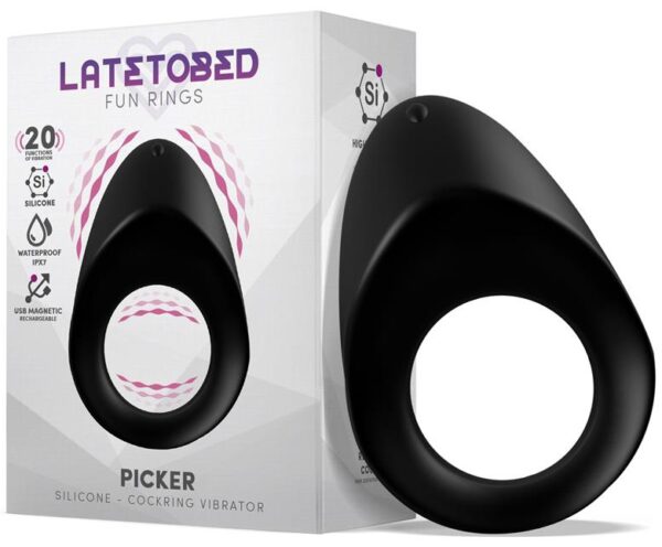 Cockring vibrant Silicone Picker 28mm – Image 4