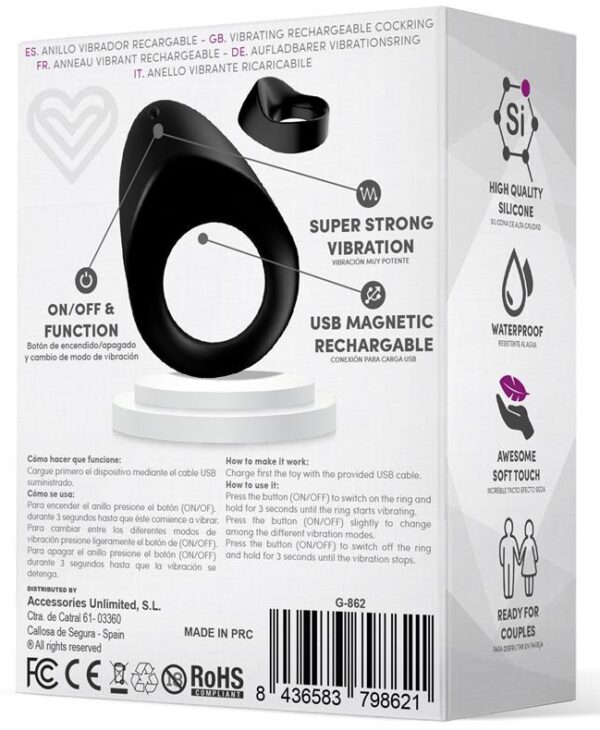 Cockring vibrant Silicone Picker 28mm – Image 5