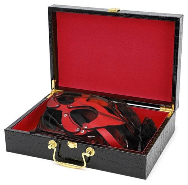 Coffret BDSM Luxury Noir-Rouge 8 Pièces – Image 9