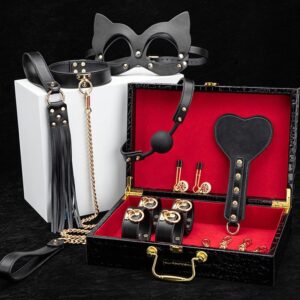 Coffret SM Bondage 8 Pièces Noir