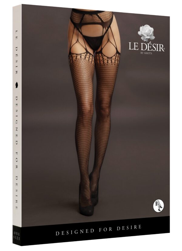 Collant effet déchiqueté Wild Godess - Noir – Image 3