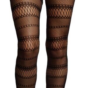 Collant effet porte-jarretelles Olivia - Noir