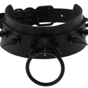 Collier à pointes Strobo Lish Noir