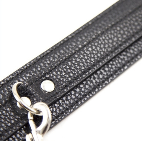 Collier avec Chaîne métal Pety Noir – Image 3