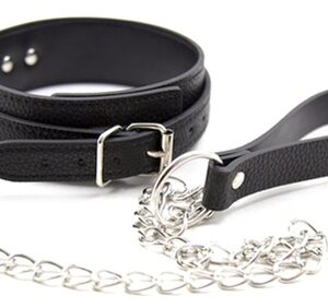 Collier avec Chaîne métal Pety Noir