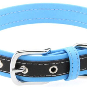 Collier Bicolore Simili Contrasted Bleu Clair