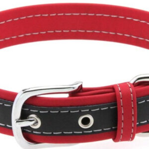 Collier Bicolore Simili Contrasted Rouge