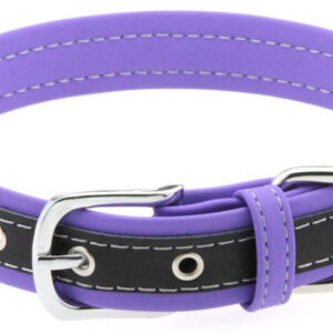 Collier Bicolore Simili Constrated Violet