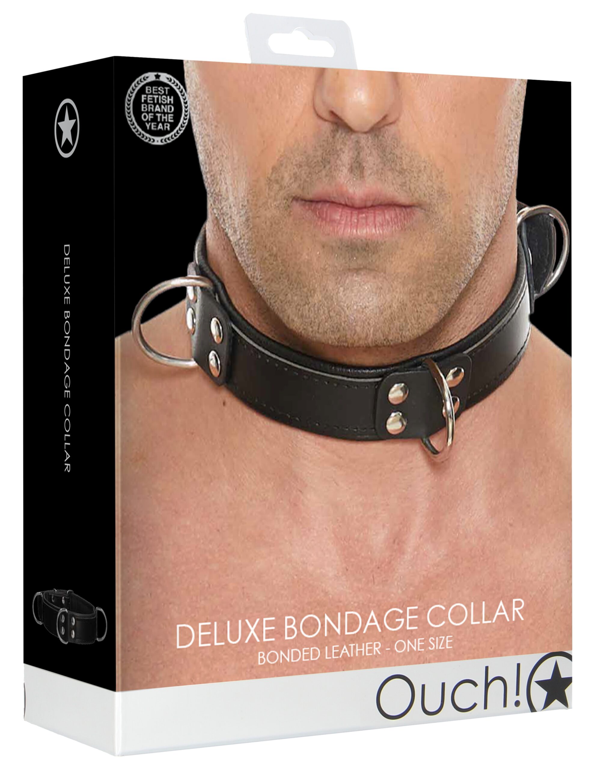 Collier Deluxe Bondage Noir – Image 2