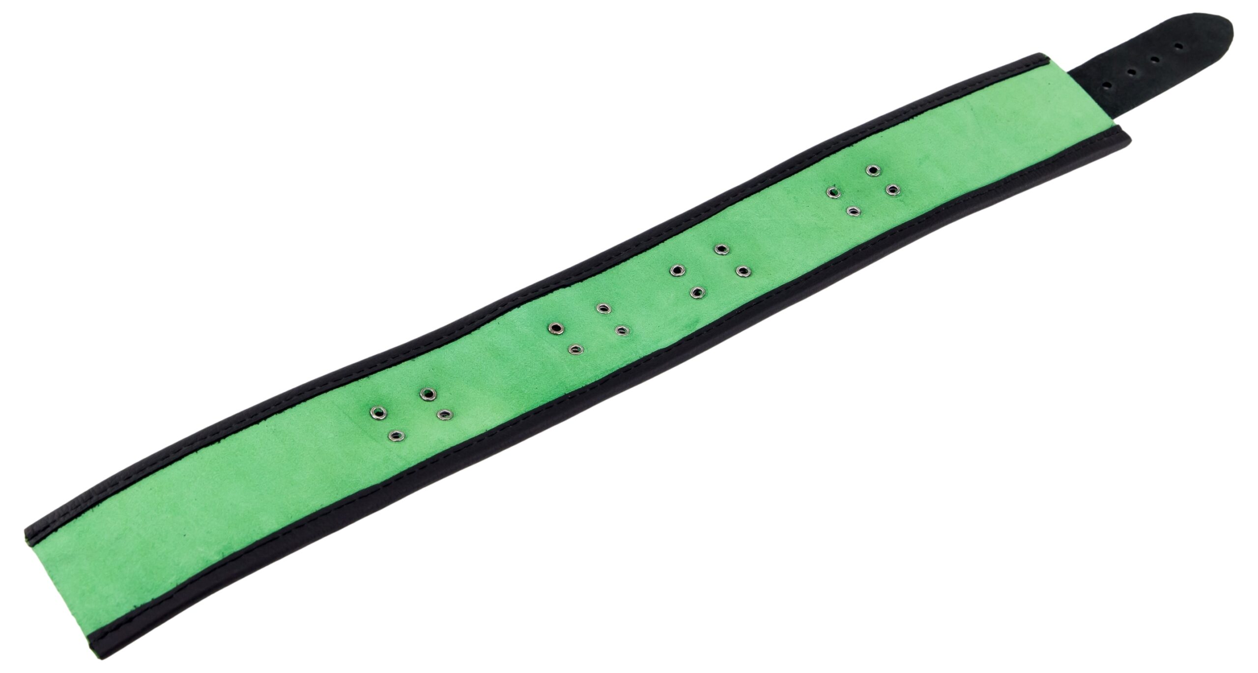 Collier en cuir 3 Anneaux D Vert-Noir – Image 6