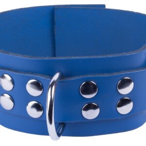 Collier en cuir Ultra Bleu
