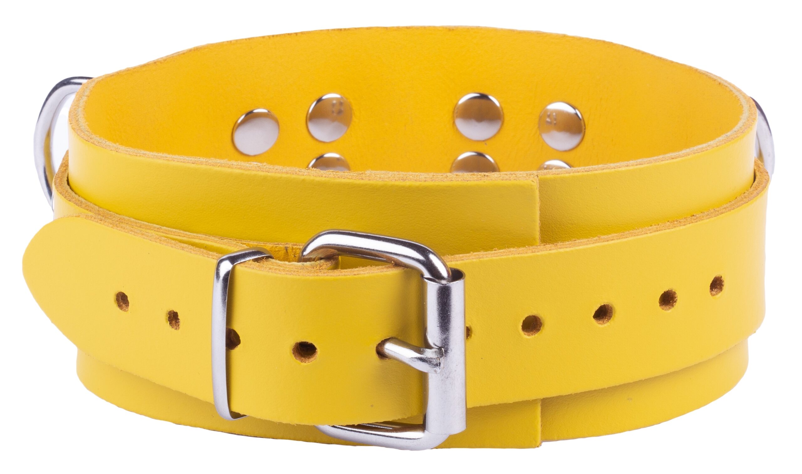 Collier en cuir Ultra Jaune – Image 4