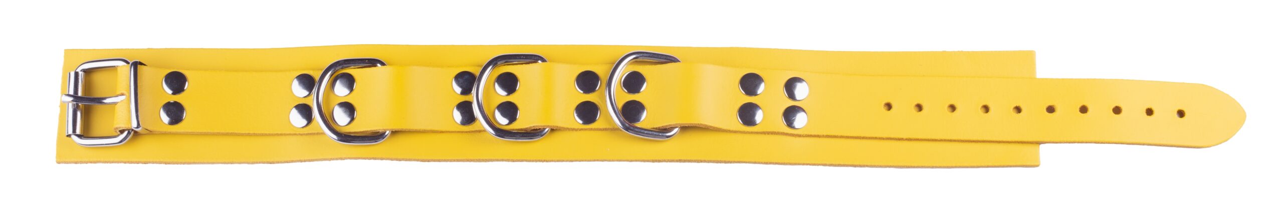 Collier en cuir Ultra Jaune – Image 5