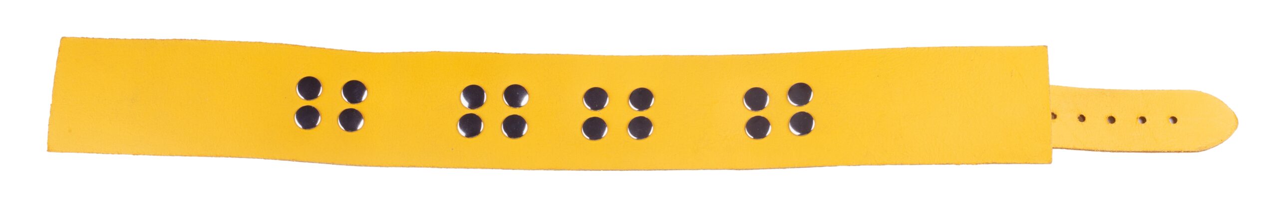 Collier en cuir Ultra Jaune – Image 6