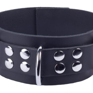Collier en cuir Ultra Noir