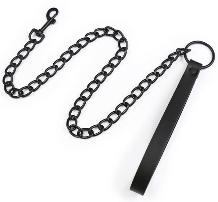 Collier et Laisse Ball Top Noir – Image 4