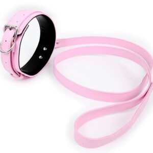 Collier et laisse Lighty Rose