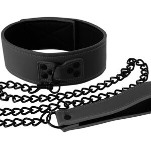 Collier et Laisse Renegade noir