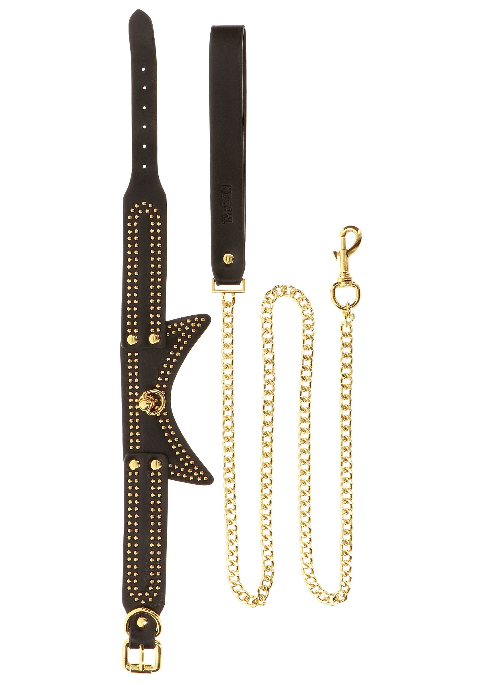 Collier et Laisse Studded Vogue Noir – Image 5