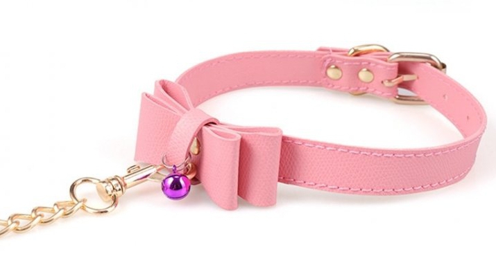 Collier Laisse Bow Rose – Image 3