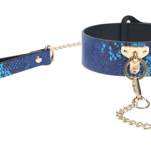Collier-Laisse Florence Bleu