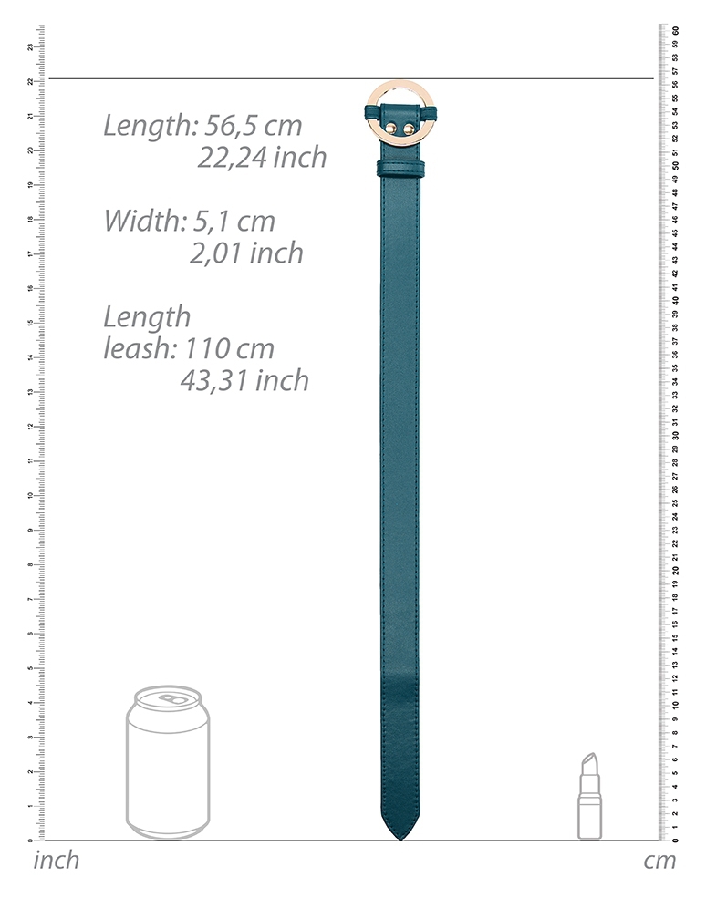 Collier-Laisse Halo Col Bleu – Image 4